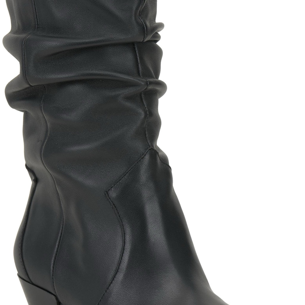 Vince Camuto Nwt Black Mid-Calf Slouch Leather Women's Boots
